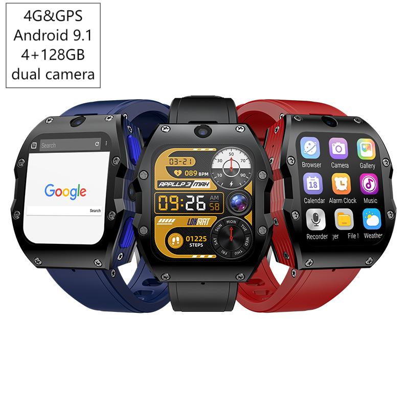 Smartwatch I Watches - Smartwatch Android 4G 4+128GB GPS Kamera