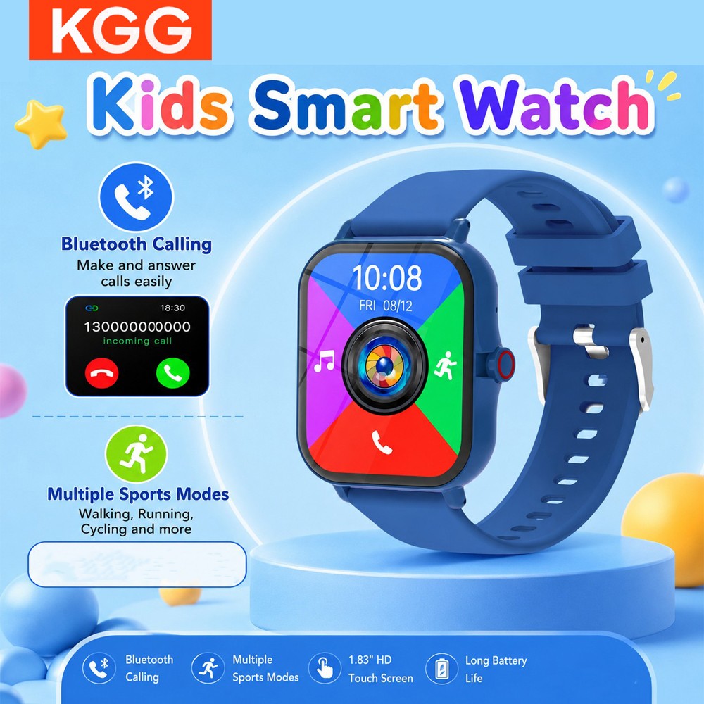 Smartwatch Watches For Kid Boy - Jam Tangan Pintar Anak 1.83'' Layar