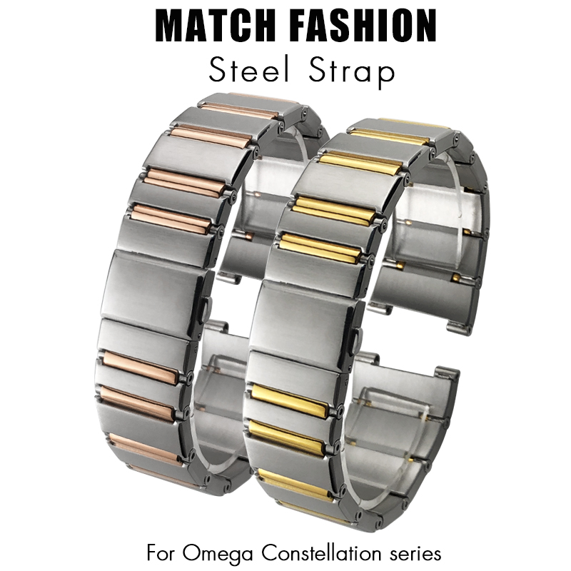 Omega Watch Constellation - Tali Jam Tangan Baja Tahan Karat