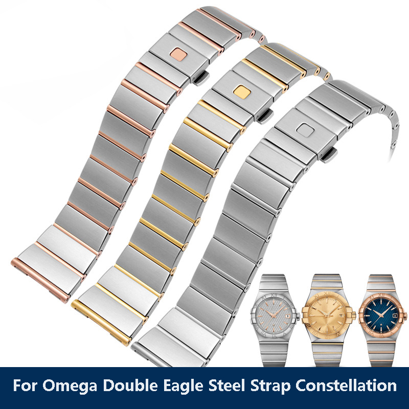 Omega Watch Constellation - Untuk Omega Double Eagle Tali Baja