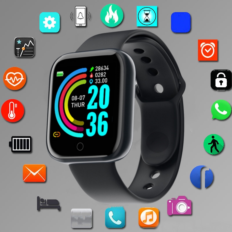 Smartwatch Digital Watches For Men - Jam tangan pintar olahraga pria dan
