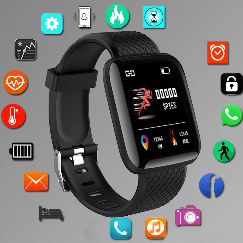 Smartwatch Digital Watches For Men - Jam Tangan Pintar Olahraga Gelang Kebugaran