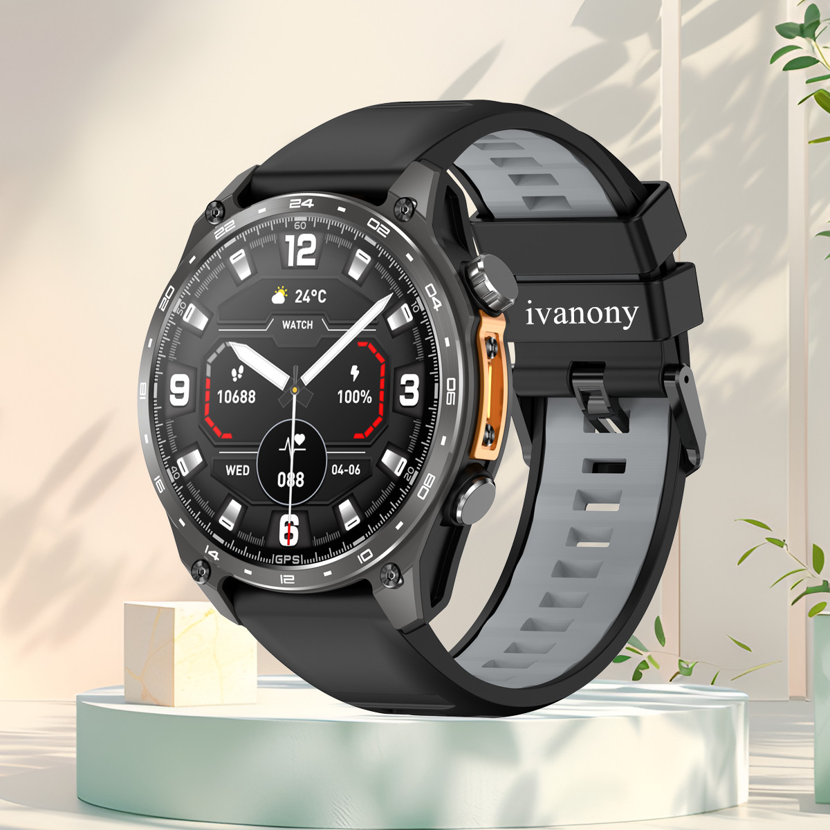 Smartwatch Watch Whatsapp - Jam Tangan Pintar Olahraga Tahan Air