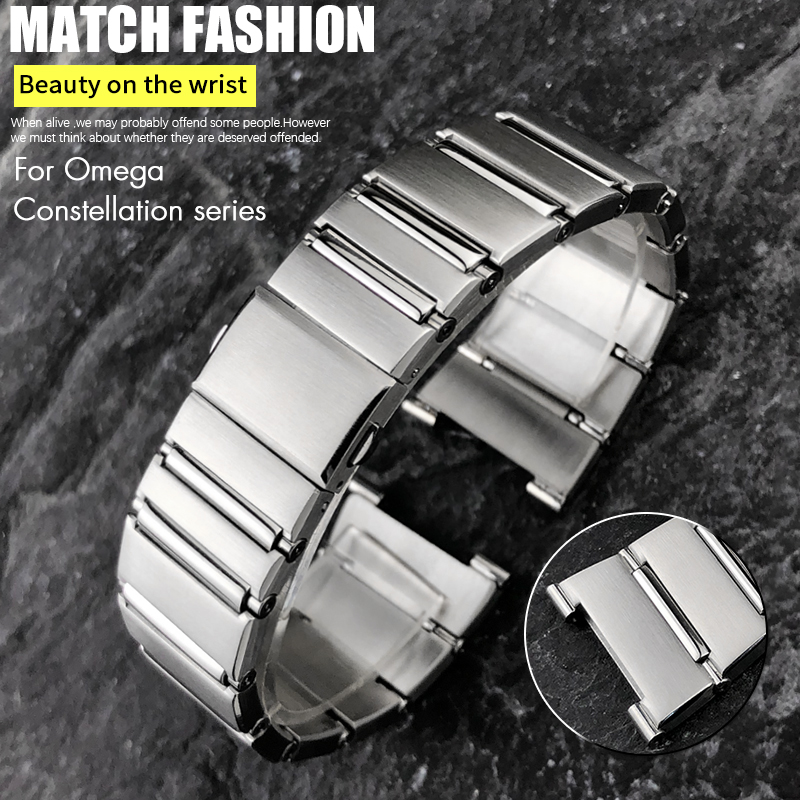 Omega Watch Constellation - Tali Jam Tangan Baja Tahan Karat
