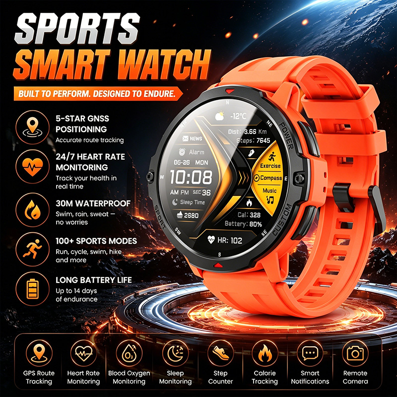 Timex Watches Smartwatch - Jam Tangan Pintar Olahraga Profesional Baru