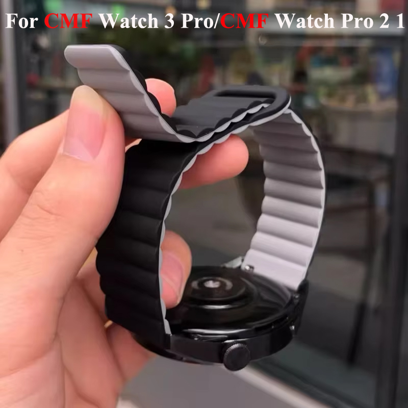 Smartwatch Nothing Watches - Tali Silikon Magnetik 22Mm untuk Jam