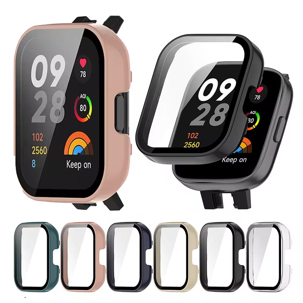 Smartwatch Watches Xiaomi - Casing pelindung + kaca Tempered, aksesori