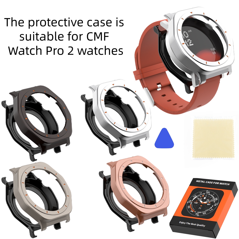 Smartwatch Nothing Watches - Casing logam untuk jam tangan pintar