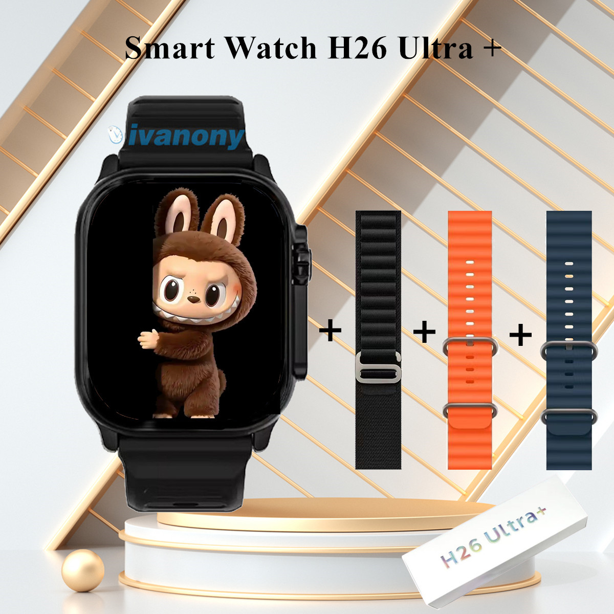 Smartwatch Watch Whatsapp - Jam Tangan Pintar Amoled Original H26