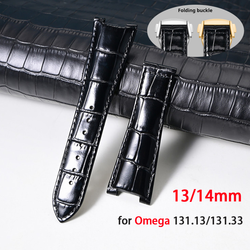Omega Watch Constellation - Tali Jam Tangan Kulit Sapi Asli