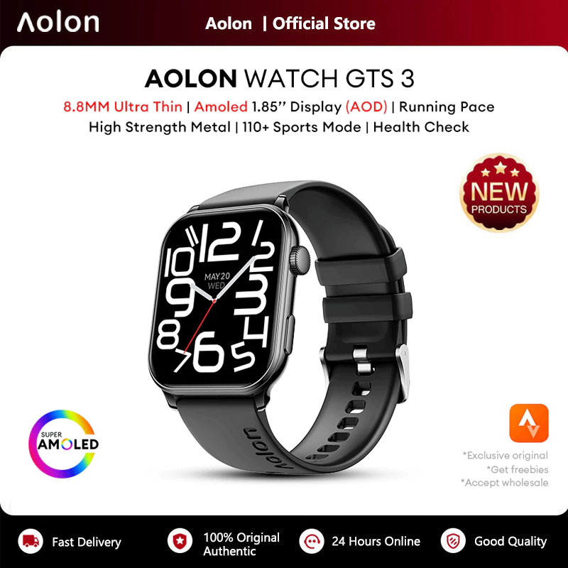 Smartwatch Watch Whatsapp - Aolon GTS3 Jam Tangan Pintar 1.85