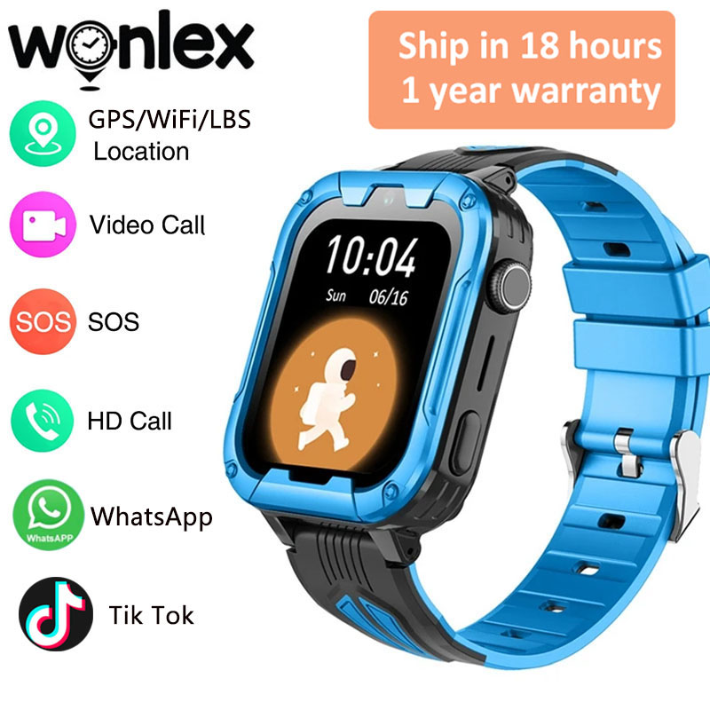 Smartwatch Watch Whatsapp - Jam Tangan Pintar Anak Wonlex 4G