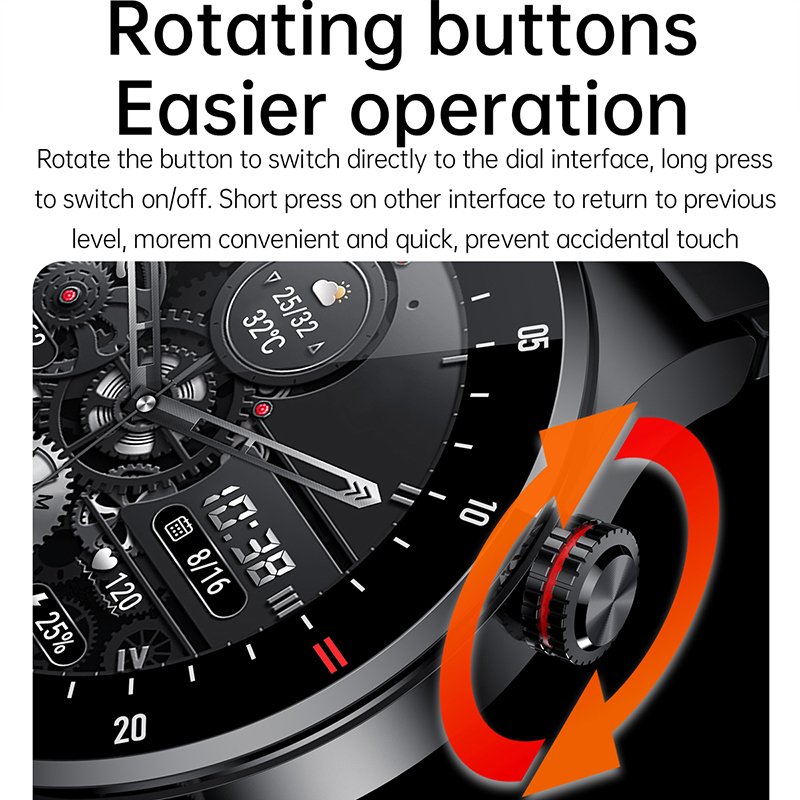 Jam Tangan Pintar Pria GPS ECG - Smartwatch Nothing Watches ulasan dan harga