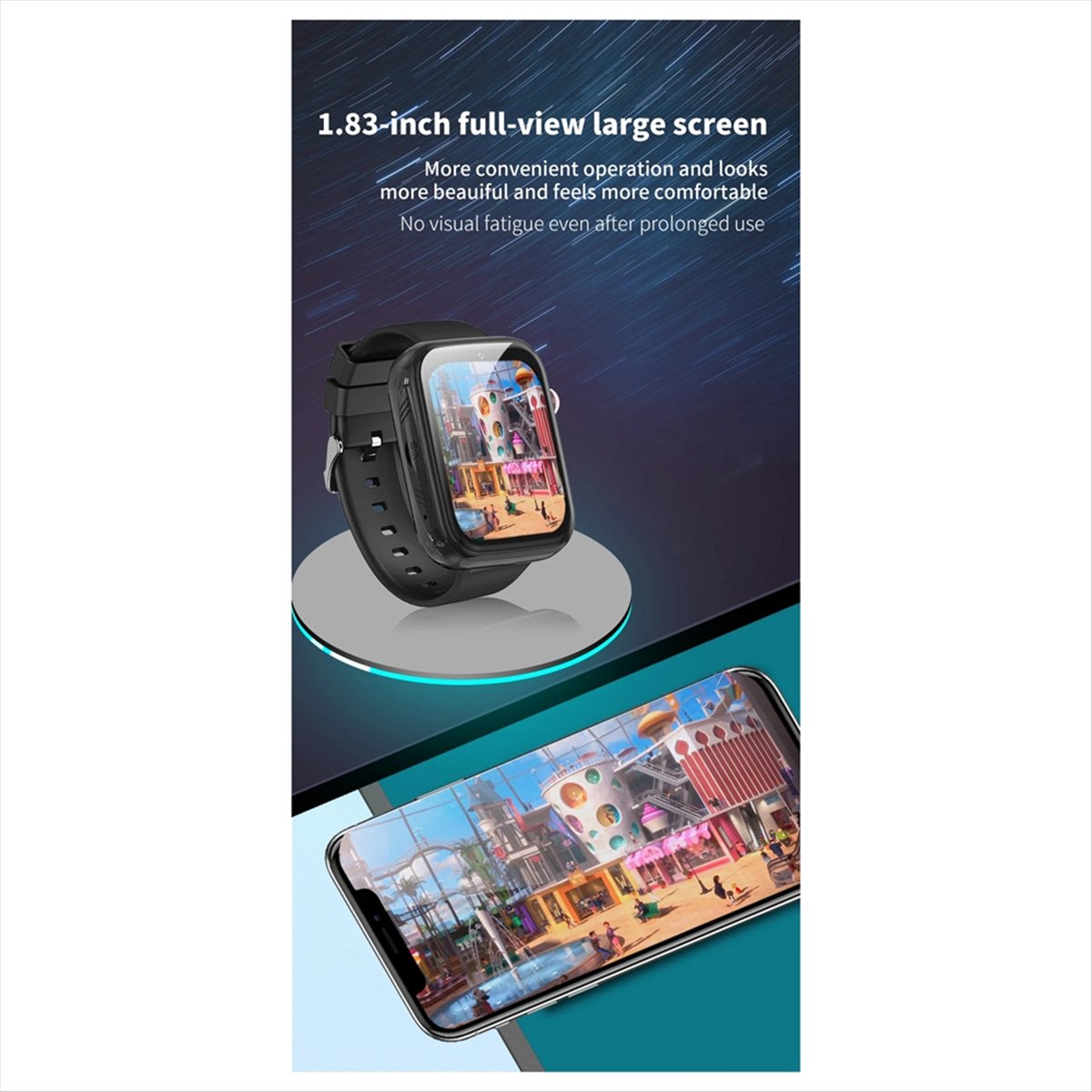 Jam Tangan Pintar WhatsApp 4G  - Smartwatch Watch Whatsapp ulasan dan harga