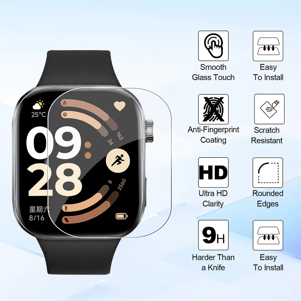 1-5 Buah Film Lembut untuk Xia - Smartwatch Watches Xiaomi ulasan dan harga