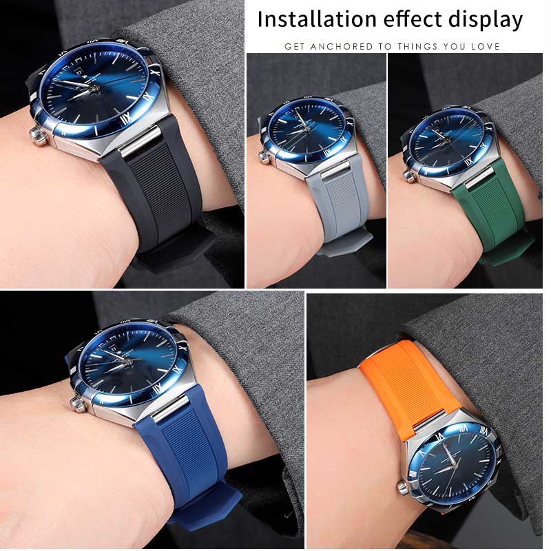 Tali Jam Tangan Karet Silikon  - Omega Watch Constellation ulasan dan harga