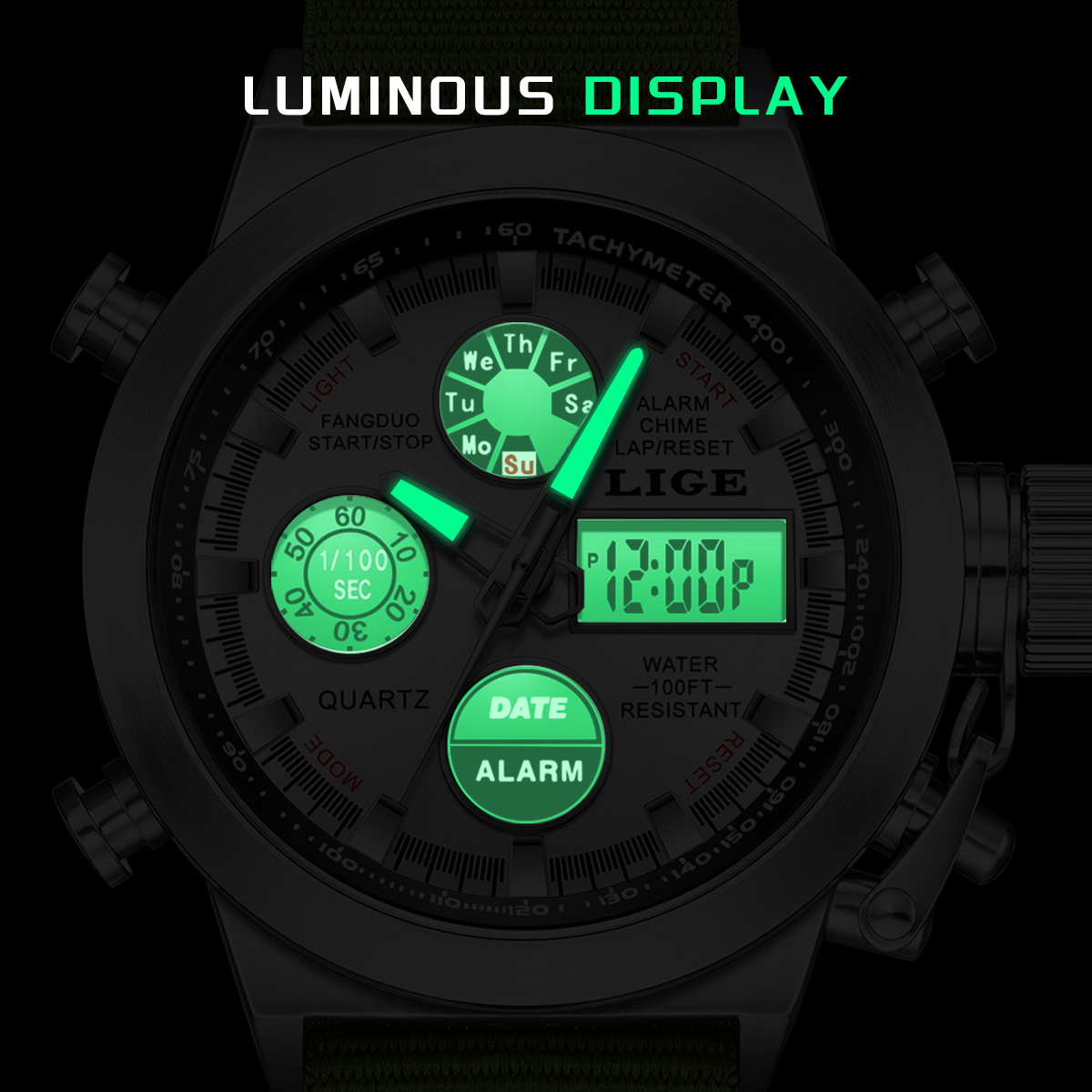 Jam Tangan Pria LIGE Merk Tern - Smartwatch Digital Watches For Men ulasan dan harga