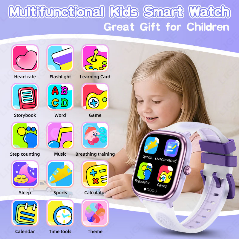 LIGE 2026 Jam Tangan Pintar An - Smartwatch Watches For Kid Boy ulasan dan harga