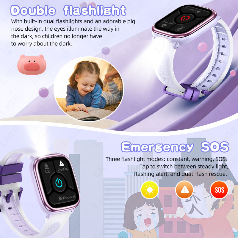 LIGE 2026 Jam Tangan Pintar An - Smartwatch Watches For Kid Boy ulasan dan harga