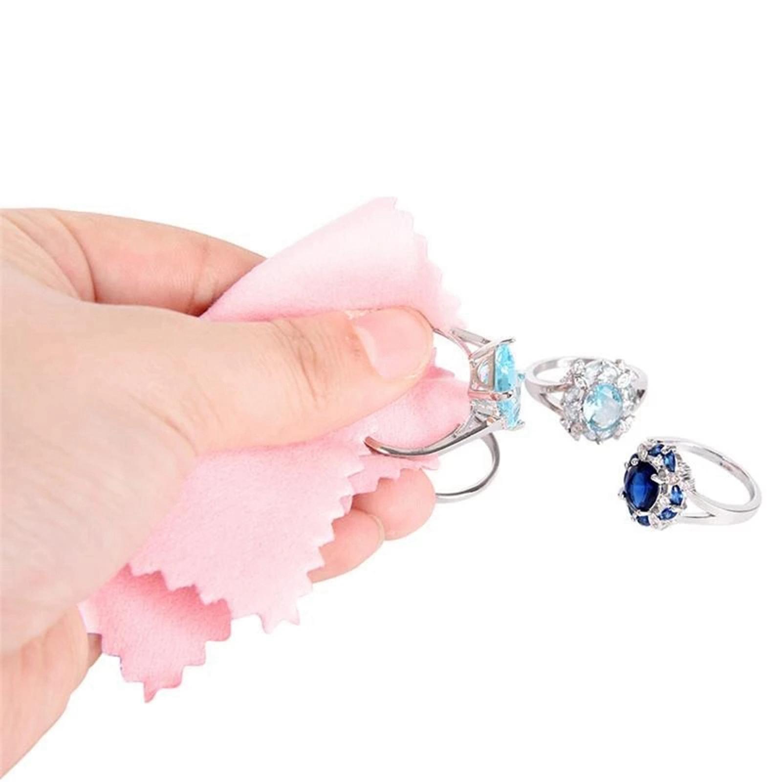 50 Buah Kain Pemoles Pembersih - Watch Polishing Cloth ulasan dan harga