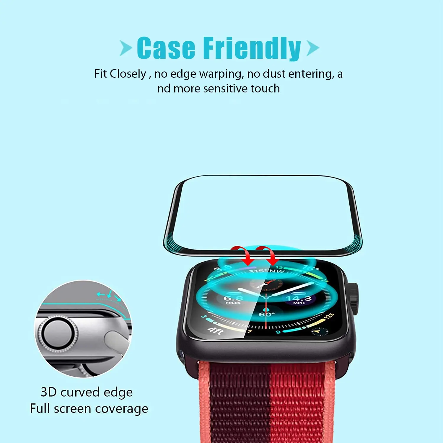 Pelindung Layar Film Tempered  - Smart Watch Screen Protector ulasan dan harga