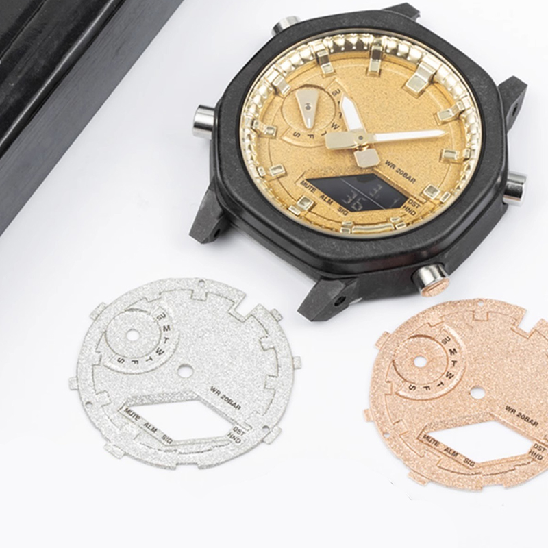 Frost Gold Pola Api Dial untuk - Casio Watch G-Shock Ga-2100 ulasan dan harga