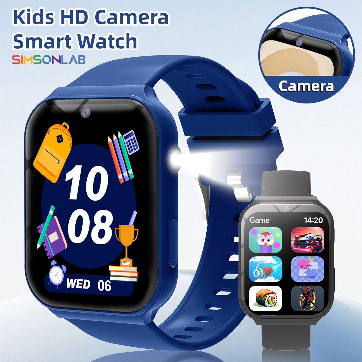 Jam Tangan Pintar Anak HD Kame - Smartwatch Watches For Kid Boy ulasan dan harga