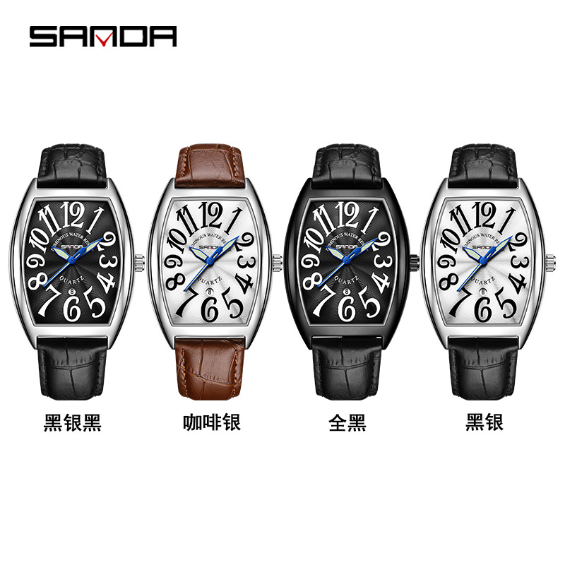 SANDA Jam Tangan Pria Kuarsa B - Leather Watch Strap ulasan dan harga