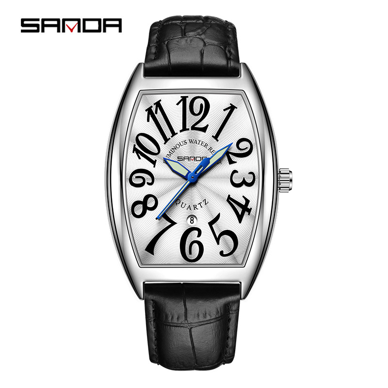 SANDA Jam Tangan Pria Kuarsa B - Leather Watch Strap ulasan dan harga