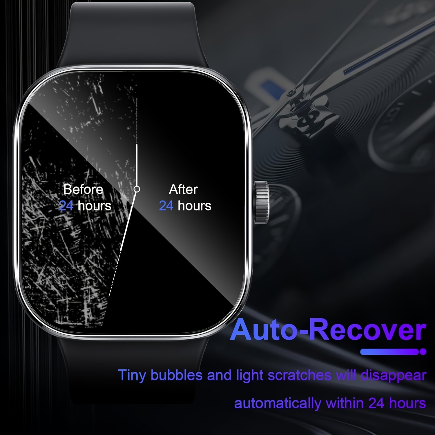 3-5 Buah Kaca Tempered Premium - Smart Watch Screen Protector ulasan dan harga