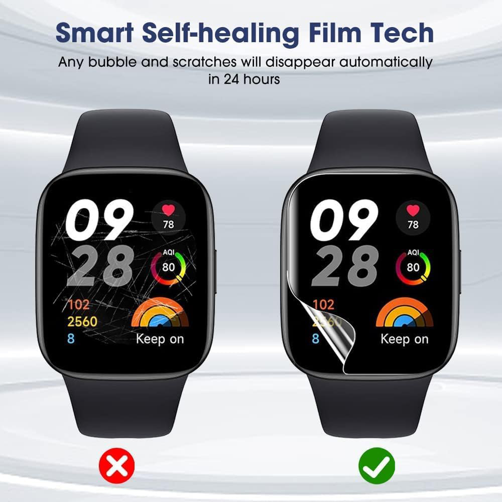 3/6 buah hidrogel Film pelindu - Smart Watch Screen Protector ulasan dan harga