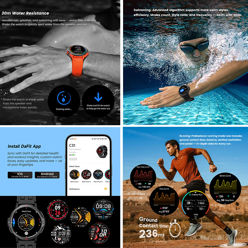 Jam Tangan Pintar Olahraga Pro - Timex Watches Smartwatch ulasan dan harga