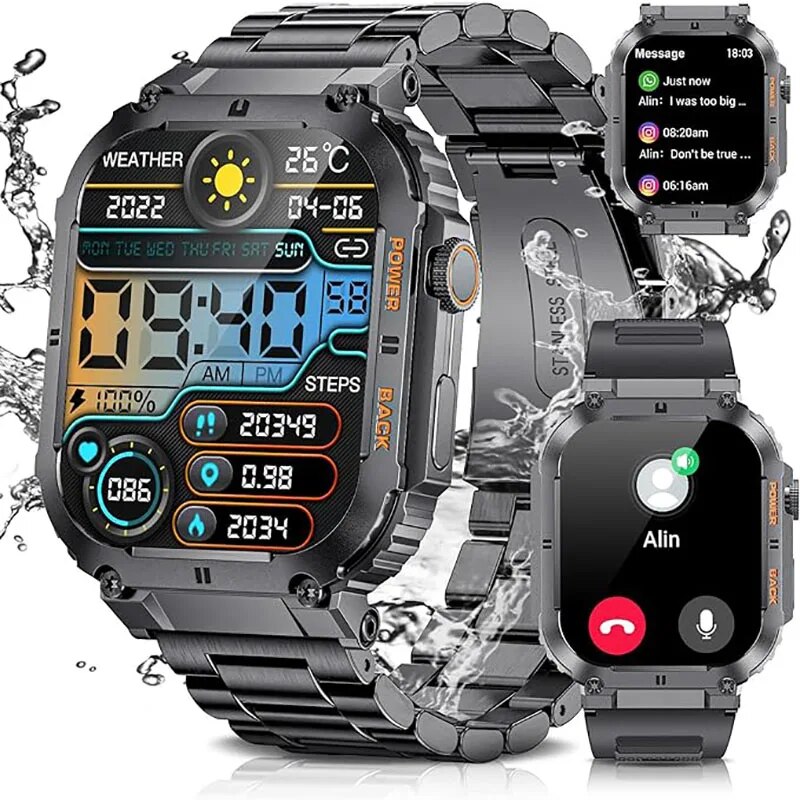 LIGE jam tangan cerdas pria, j - Smartwatch Digital Watches For Men ulasan dan harga