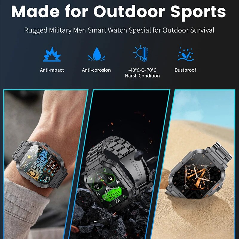 LIGE jam tangan cerdas pria, j - Smartwatch Digital Watches For Men ulasan dan harga