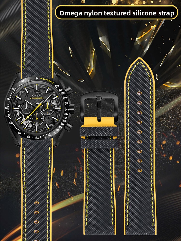 Tali Jam Tangan Bertekstur Nil - Omega Watch Speedmaster ulasan dan harga
