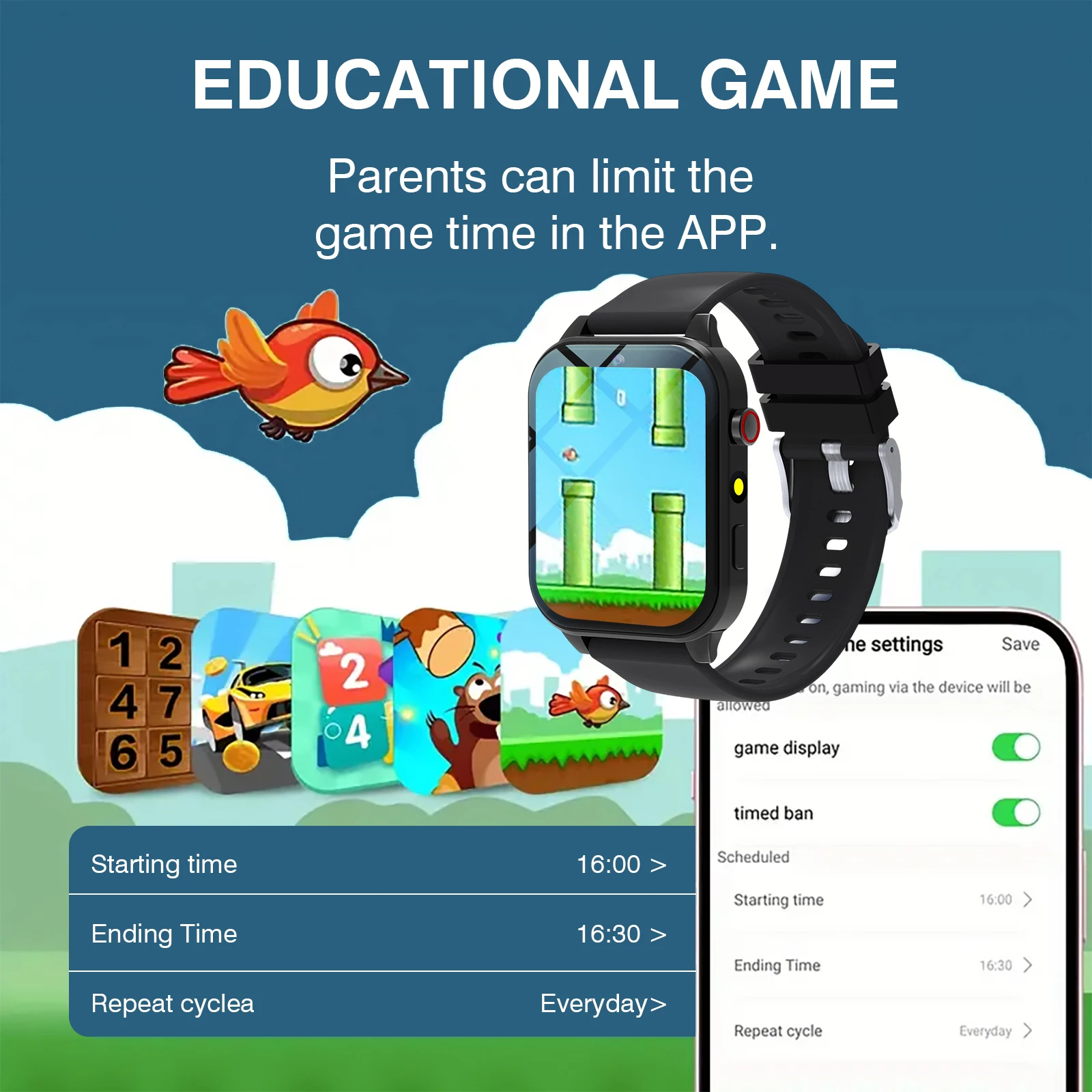 Jam Tangan Pintar Anak 18 Perm - Smartwatch Watches For Kid Boy ulasan dan harga