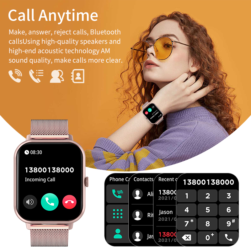 LIGE jam tangan pintar Bluetoo - Smartwatch Watch Whatsapp ulasan dan harga