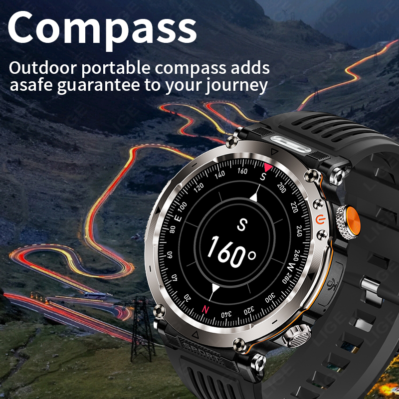 Jam Tangan Pintar Militer Luar - Smartwatch I Watches ulasan dan harga