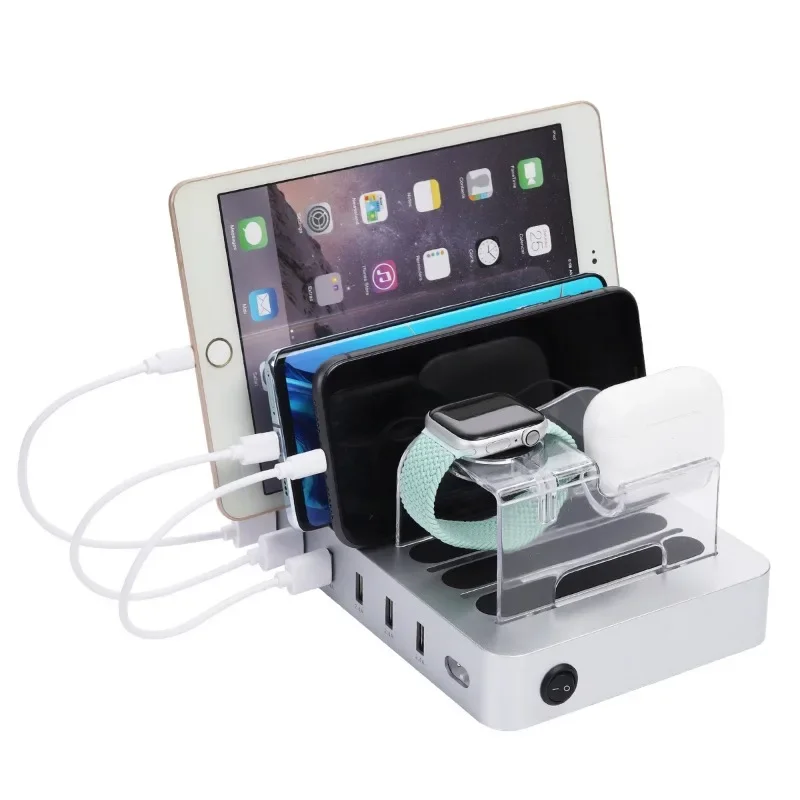 6USB dudukan telepon desktop,  - Smartwatch I Watches ulasan dan harga